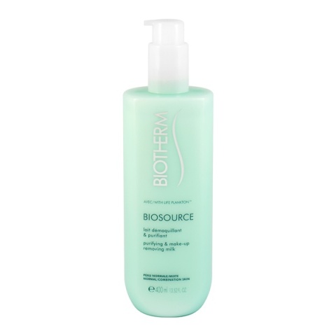 Biotherm Biosource Purifying & Make-Up Removing Milk For Normal & Combination Skin 400ml Biotherm Biosource Purifying & Make-Up Removing Milk For Normal & Combination Skin 400ml