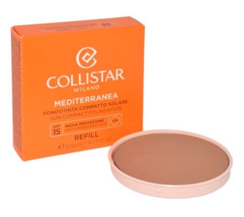 Collistar Mediterranea Sun Compact Foundation Spf15 02 Ischia Refill 10,5g Collistar Mediterranea Sun Compact Foundation Spf15 02 Ischia Refill 10,5g
