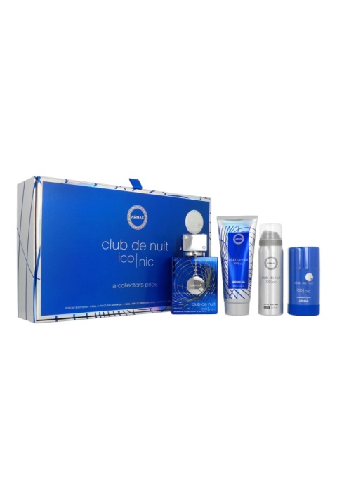 Zestaw Armaf Club De Nuit Iconic Edp 105ml + Body Spray 50ml + Deostick 75g + Shower Gel 100ml Zestaw Armaf Club De Nuit Iconic Edp 105ml + Body Spray 50ml + Deostick 75g + Shower Gel 100ml