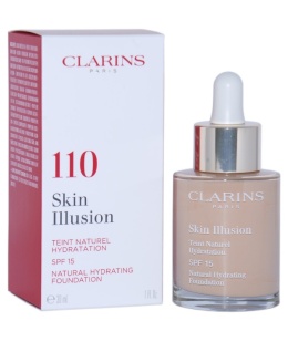 Clarins Skin Illusion Natural Hydrating Foundation Spf 15 110N Honey 30ml