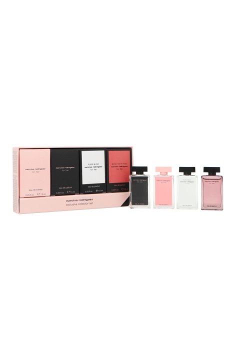 Zestaw Narciso Rodriguez For Her Edt + For Her Edp + Pure Musc Edp + Musc Noir Rose Edp 4 x 7,5ml Zestaw Narciso Rodriguez For Her Edt + For Her Edp + Pure Musc Edp + Musc Noir Rose Edp 4 x 7,5ml