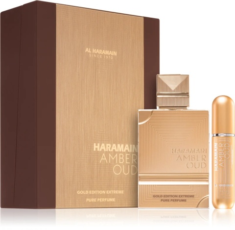 Al Haramain Amber Oud Gold Edition Extreme Edp 60ml + Travel Atomizer Al Haramain Amber Oud Gold Edition Extreme Edp 60ml + Travel Atomizer