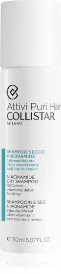 Collistar Niacinamide Sebum-Balancing Dry Shampoo Detox Volumizing 150 ml Collistar Niacinamide Sebum-Balancing Dry Shampoo Detox Volumizing 150 ml