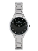 ZEGAREK DAMSKI BISSET BSBE45 - silver/black (zb551b) ZEGAREK DAMSKI BISSET BSBE45 - silver/black (zb551b)