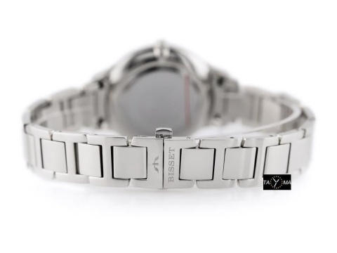 ZEGAREK DAMSKI BISSET BSBE45 - silver/black (zb551b) ZEGAREK DAMSKI BISSET BSBE45 - silver/black (zb551b)