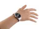 ZEGAREK DAMSKI BISSET BSBE45 - silver/black (zb551b) ZEGAREK DAMSKI BISSET BSBE45 - silver/black (zb551b)