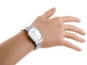 ZEGAREK DAMSKI BISSET BSBE54 - silver/white (zb554a) ZEGAREK DAMSKI BISSET BSBE54 - silver/white (zb554a)