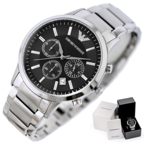 ZEGAREK MĘSKI EMPORIO ARMANI AR2434 - RENATO + BOX ZEGAREK MĘSKI EMPORIO ARMANI AR2434 - RENATO + BOX