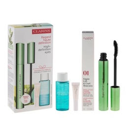 Zestaw Clarins Mascara Supralift & Curl 8ml + Instant Eye Makeup Remover 30ml Natural Lip Perfector N. 20 5ml