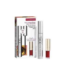 Zestaw Clarins Mascara Wonder Volume Xxl 8ml + Lip Comfort Oil #03 Cherry 1.4ml