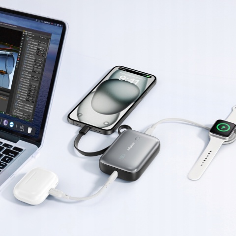 INNOSTYLE POWERGO MINI POWERBANK 10000MAH 3X USB USB-C 22,5W Z KABLEM USB-C INNOSTYLE POWERGO MINI POWERBANK 10000MAH 3X USB USB-C 22,5W Z KABLEM USB-C