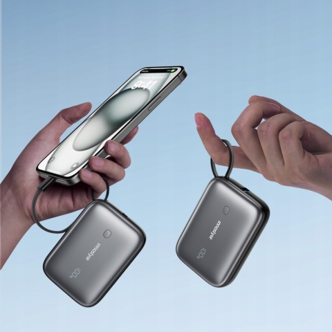 INNOSTYLE POWERGO MINI POWERBANK 10000MAH 3X USB USB-C 22,5W Z KABLEM USB-C INNOSTYLE POWERGO MINI POWERBANK 10000MAH 3X USB USB-C 22,5W Z KABLEM USB-C