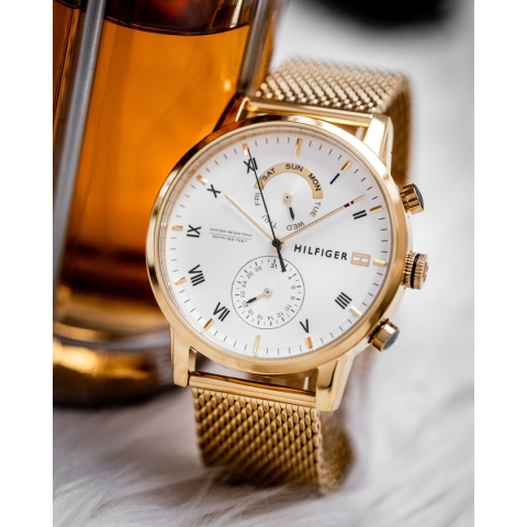 ZEGAREK MĘSKI TOMMY HILFIGER 1710403 KANE (zf077a) ZEGAREK MĘSKI TOMMY HILFIGER 1710403 KANE (zf077a)