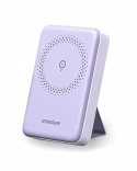 INNOSTYLE POWERMAG 2W1 SZYBKI POWERBANK INDUKCYJNY DO MAGSAFE 10000MAH STOJAK FIOLETOWY