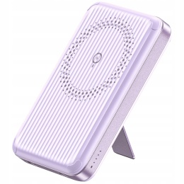 INNOSTYLE POWERSWITCH SZYBKI POWERBANK INDUKCYJNY DO MAGSAFE 10000MAH STOJAK FIOLETOWY