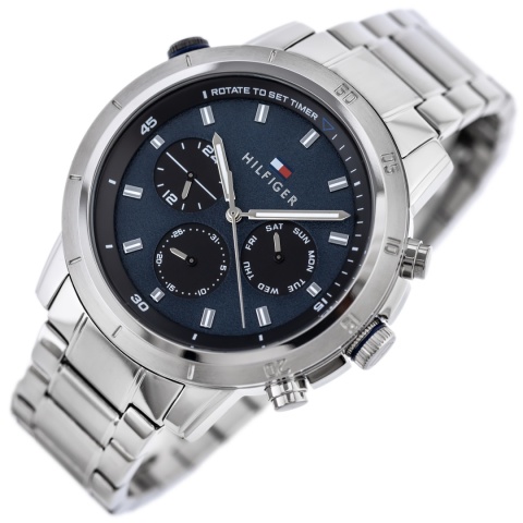 ZEGAREK MĘSKI TOMMY HILFIGER Troy 1792104 + BOX ZEGAREK MĘSKI TOMMY HILFIGER Troy 1792104 + BOX